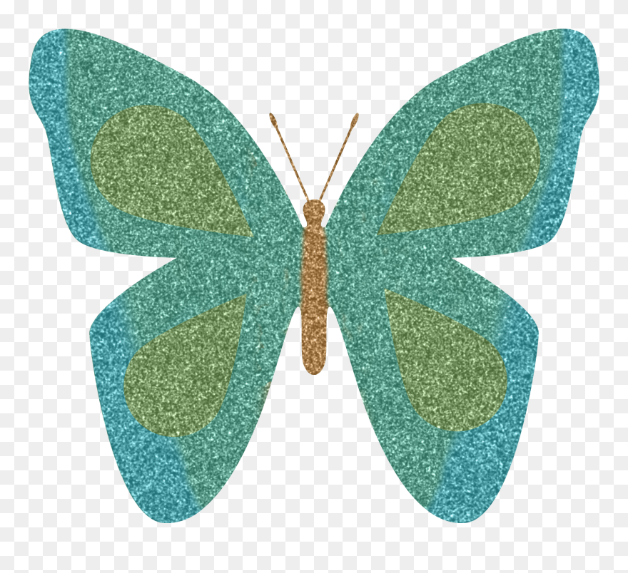 Butterfly Pictures Free - Butterfly Clipart Glitter - Png Download