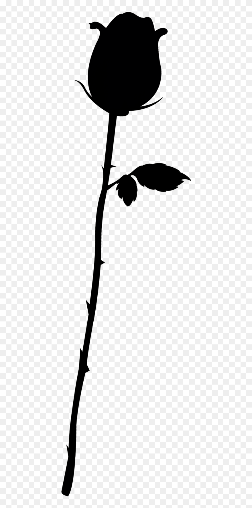 #freetoedit #ftestickers #stickers #rose #silhouette
#blackrose - Silhouette Clipart