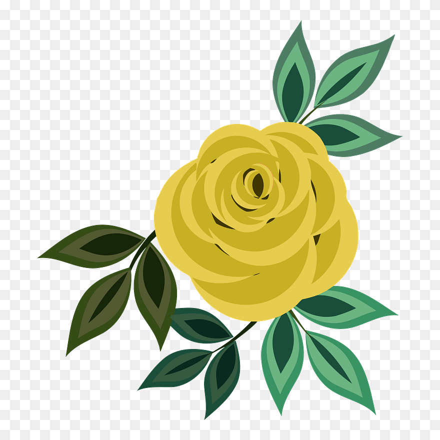 Rose20 Yellow Clipart - White Roses Clipart Png Transparent Png