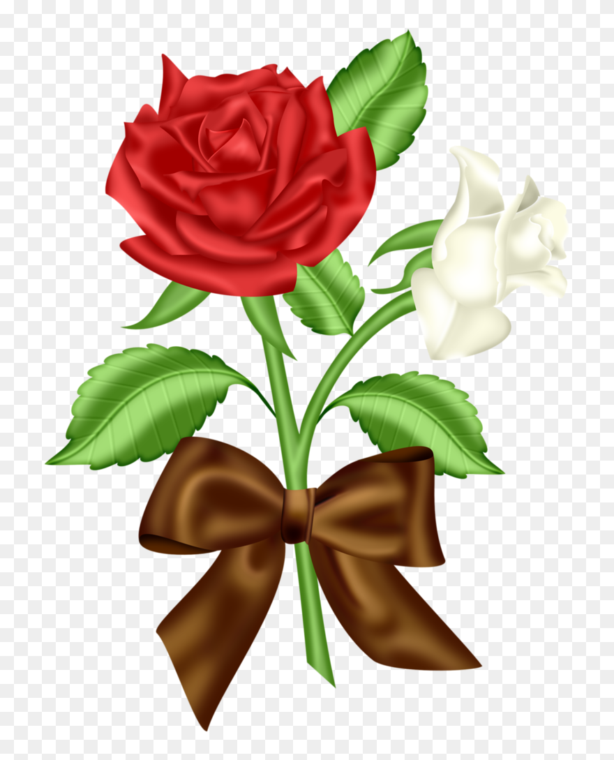 Clipart Flower Bouquet Peach And Green Image Free Download - Transparent Royal Blue Flowers Clip Art - Png Download