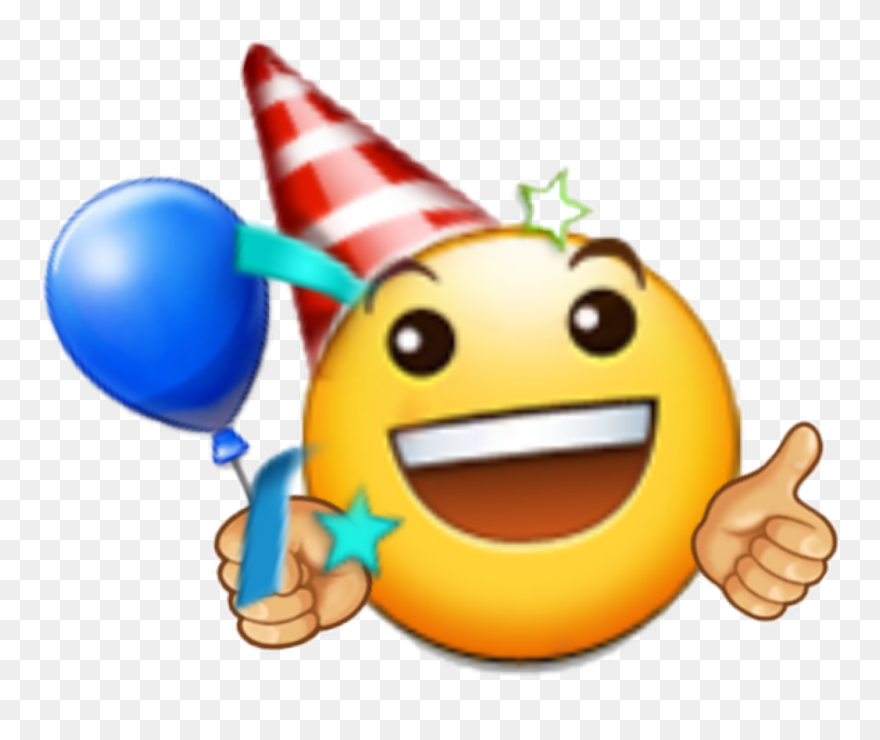 #happybirthday #birth #day #picsart #emojicrown #crown - Birthday Emoji Transparent Background Clipart