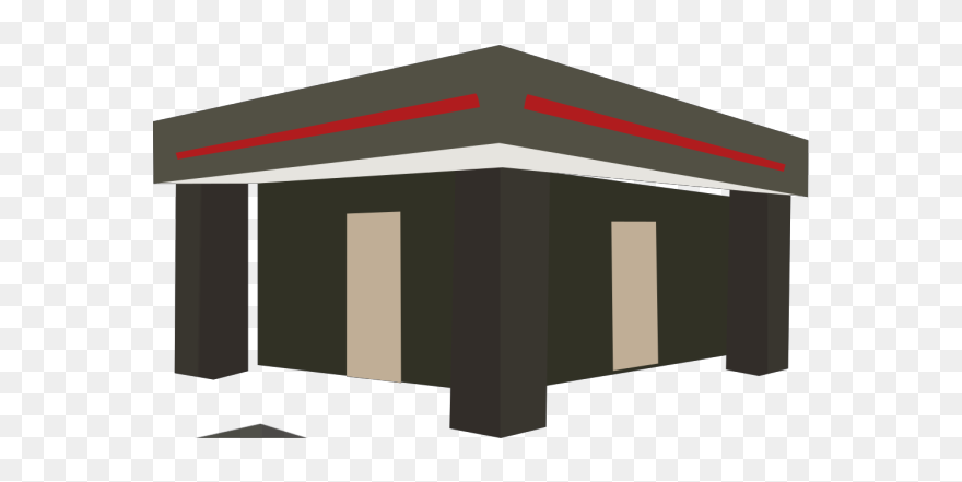 Stand Png Images - Flat Roof Png Clipart