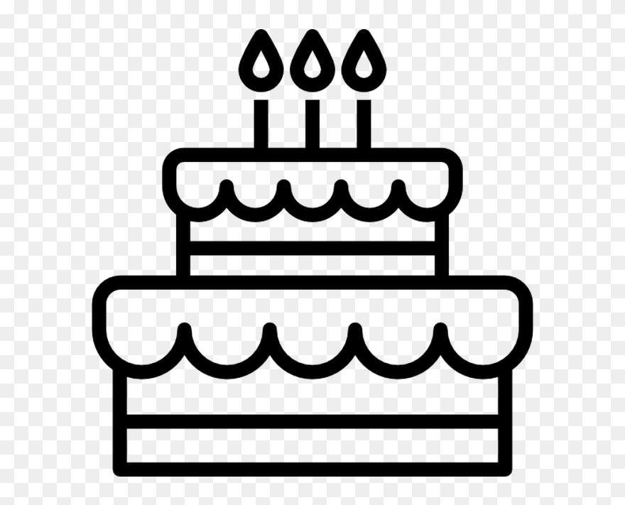 Birthday Cake Icon Png Clipart