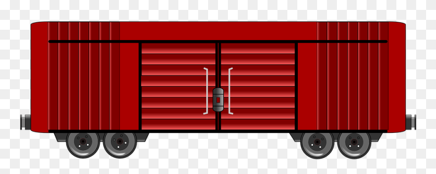 Thumb Image - Cartoon Box Car Train Clipart