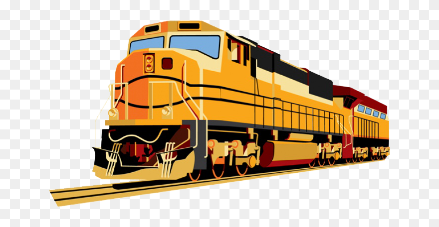 Transportation Clipart I Ve Been Work On Railroad - Freight Train Clip Art - Png Download