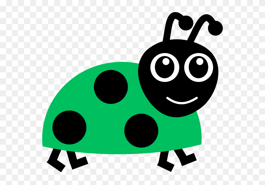 Green Ladybug Clip Art At Clker Pluspng - Green Ladybug Clipart Transparent Png