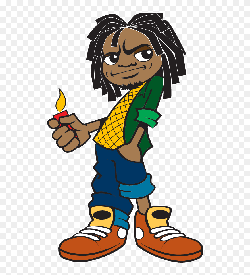 Reggae Clipart Caribbean Music - Ghetto Character - Png Download