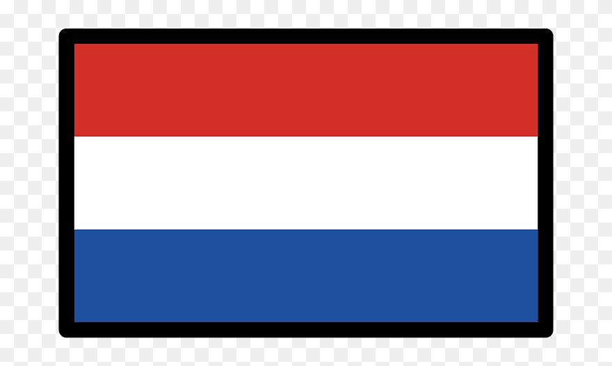 Netherlands Flag Emoji Clipart - Png Download