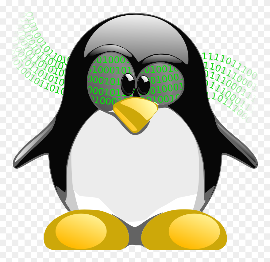 Tux Nerd Clipart