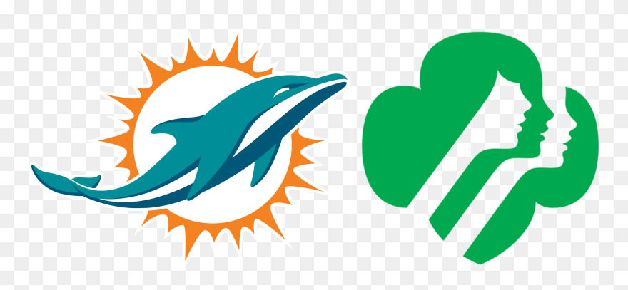 Dolphin Clipart Girl Dolphin, Dolphin Girl Dolphin - Miami Dolphins Logo - Png Download
