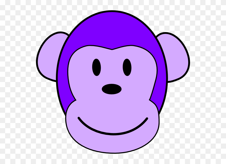 Monkey Face Clipart - Png Download