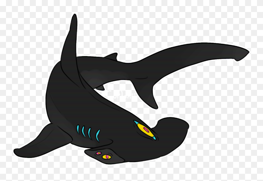 Hammerhead Shark Great White Shark Porpoise Bipalium - Smooth Hammerhead Clipart