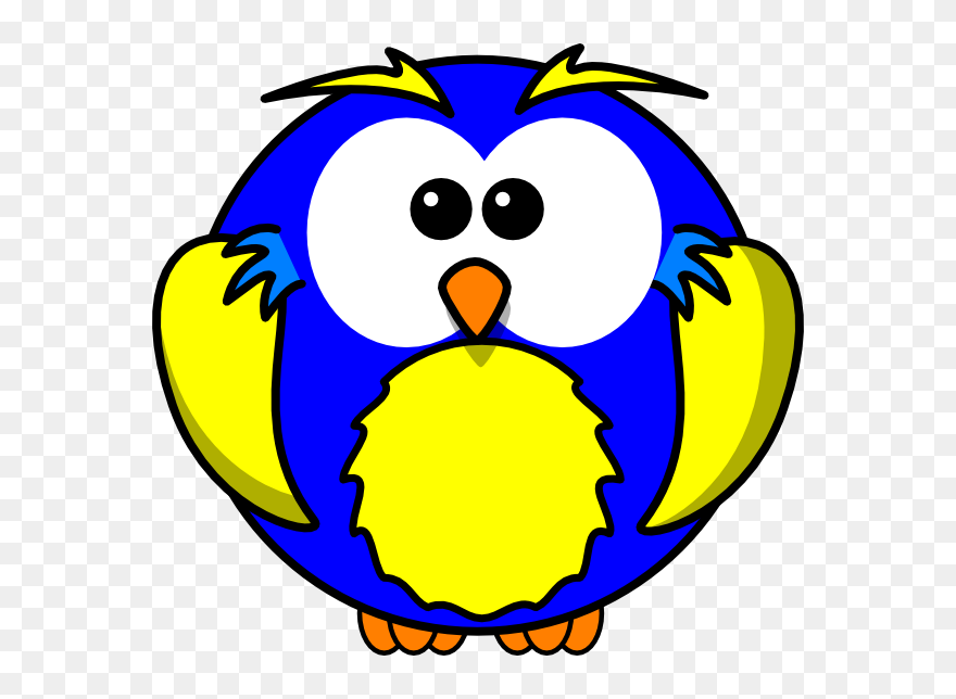Hoop Clipart Large - Cartoon Owl - Png Download
