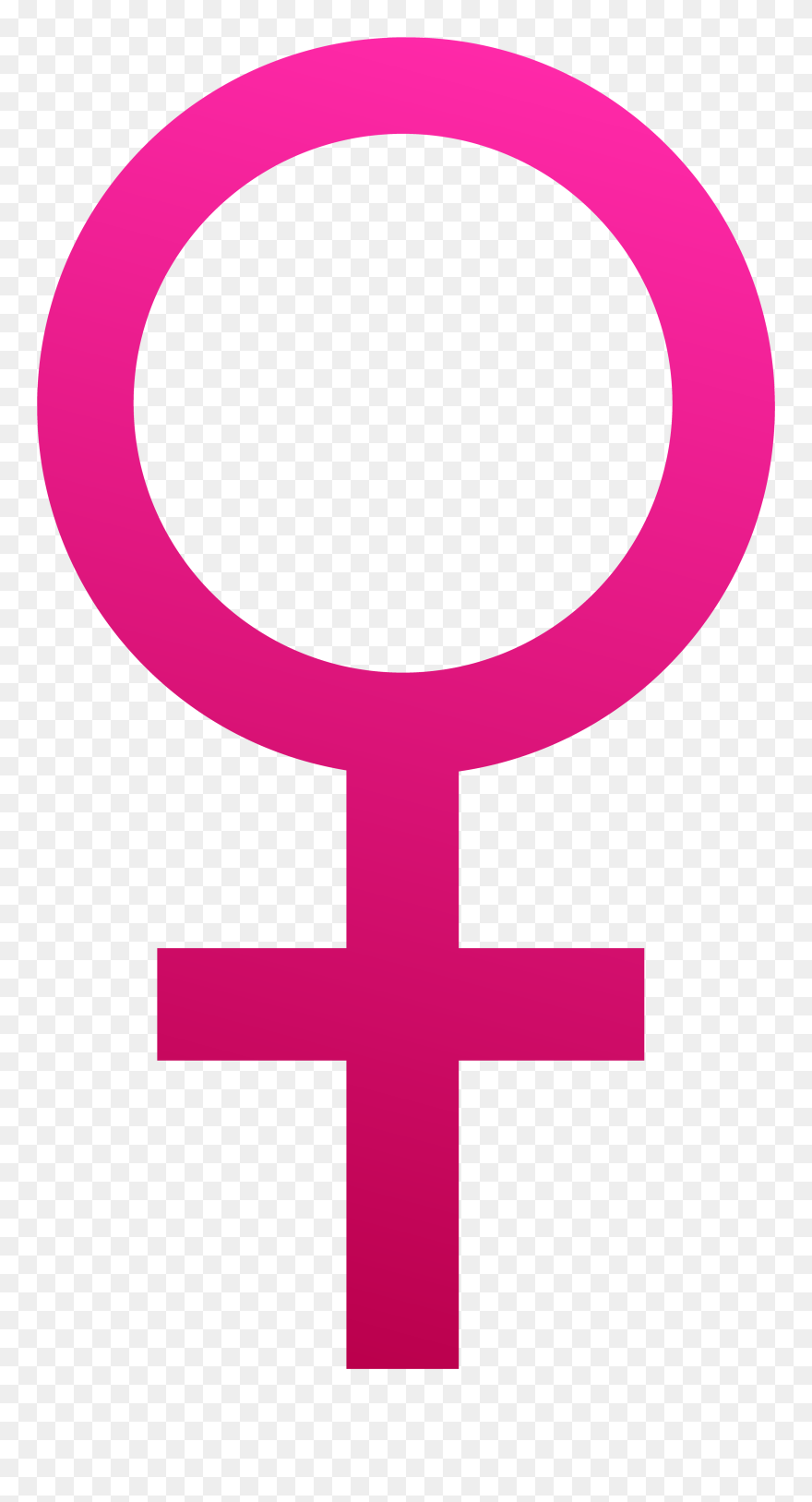 Female Symbol 2 Clip Art At Clker Woman Symbol - Placa De Transito Proibido Estacionar - Png Download
