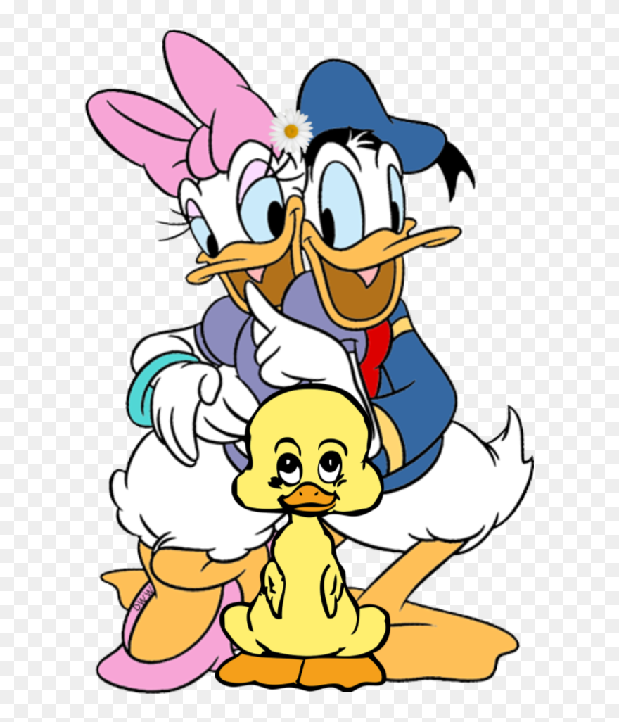 Love Donald Duck And Daisy Clipart