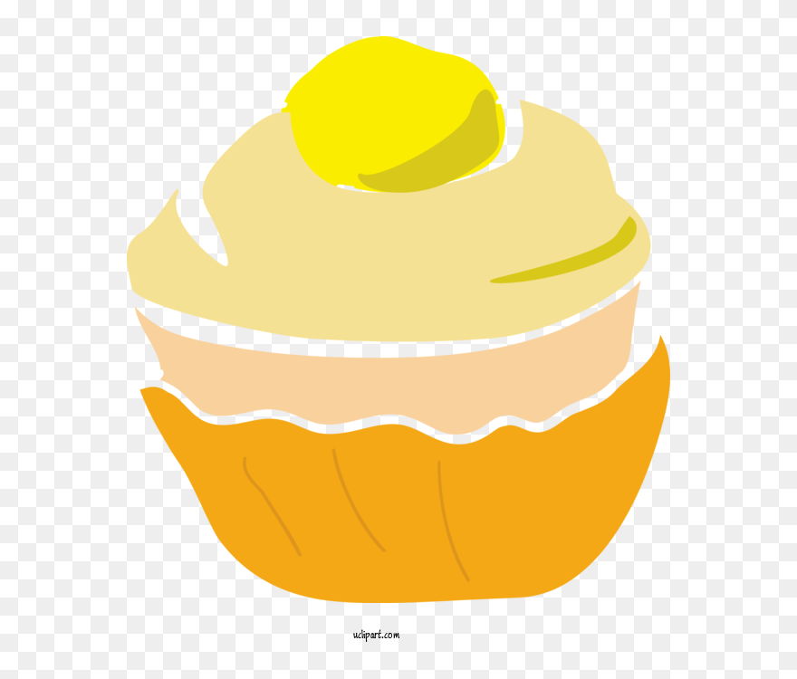 Transparent Food Yellow Food Dish For Cake For Food - Lemon Meringue Pie Clipart
