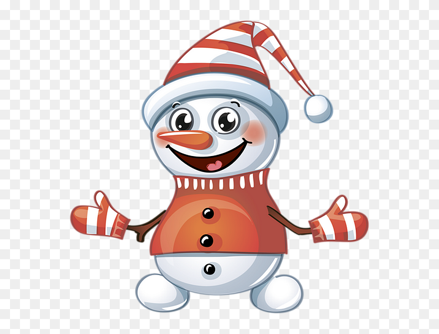 ❄️ Noël, Bonhomme De Neige Png - Cartoon Clipart