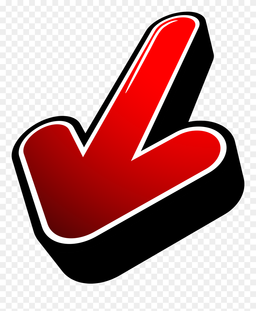 3d Arrow Red Transparent Png Clip Art Image - Grand Rex