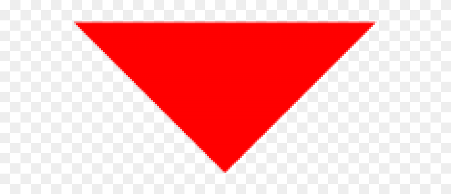 Red Arrow Down - Down Red Arrow Icon Clipart