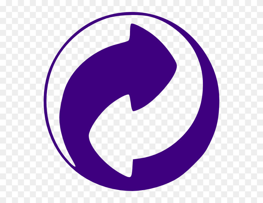 Recycle Logo Black And White Clipart