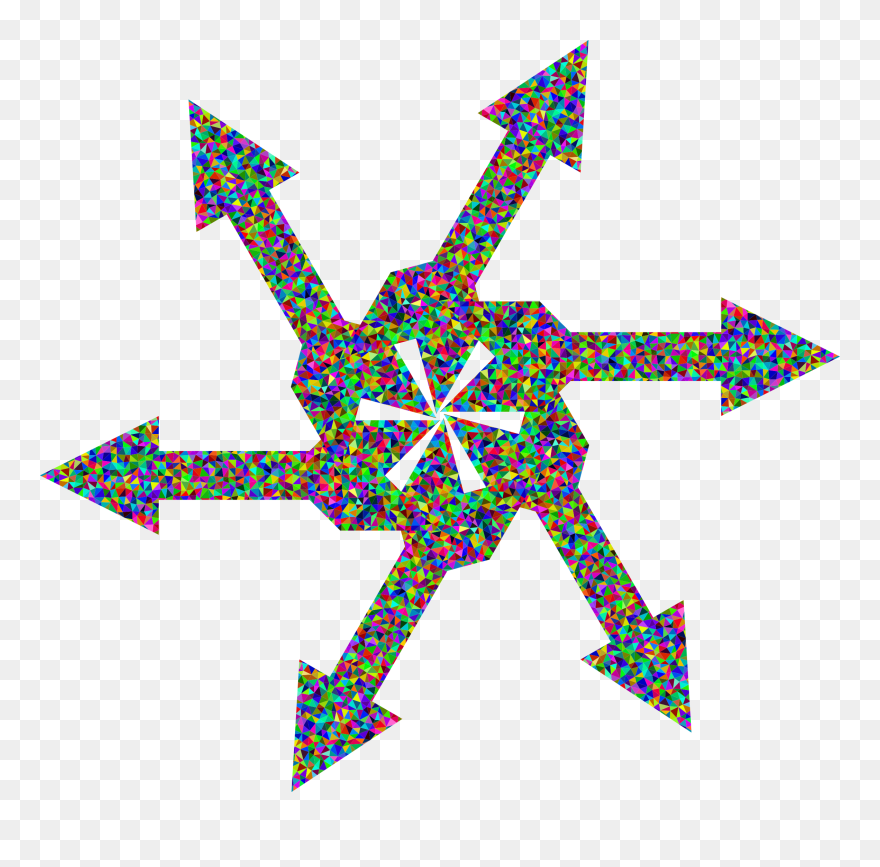 Prismatic Low Poly Arrow Art 3 Clip Arts - Cash Flow Euro Png Transparent Png