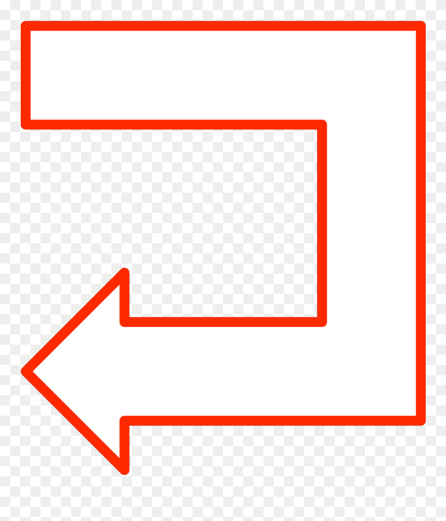 Down Left Black Arrow Svg Clip Arts - Arrow - Png Download