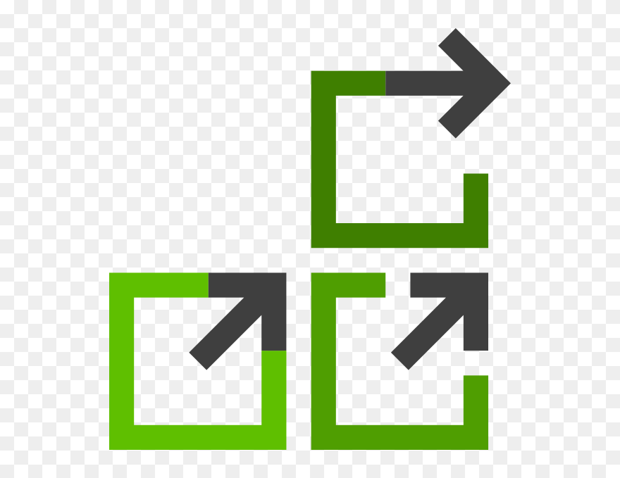 Arrow In Box Vector Clipart