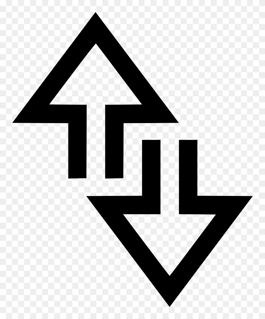 Up Down Arrow Png - Up And Down Arrow Icon Clipart