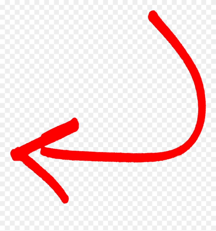 Right Database Blockchain - Curved Drawn Arrow Png Clipart