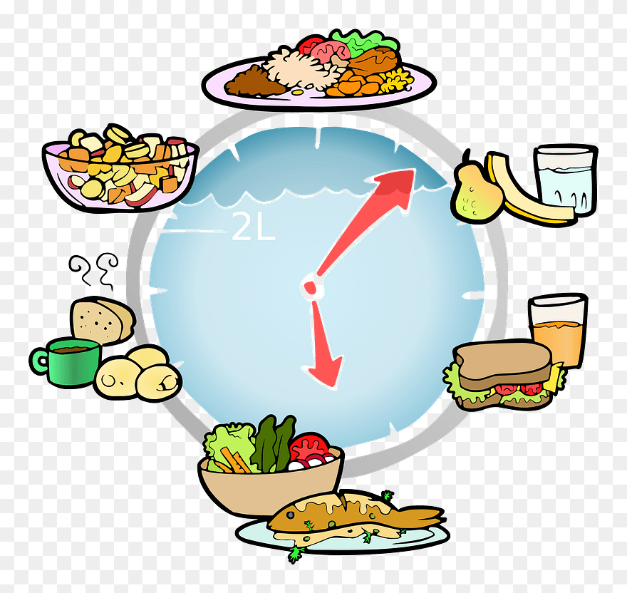 Horário Das Refeições Clipart - Horario Das Refeições - Png Download