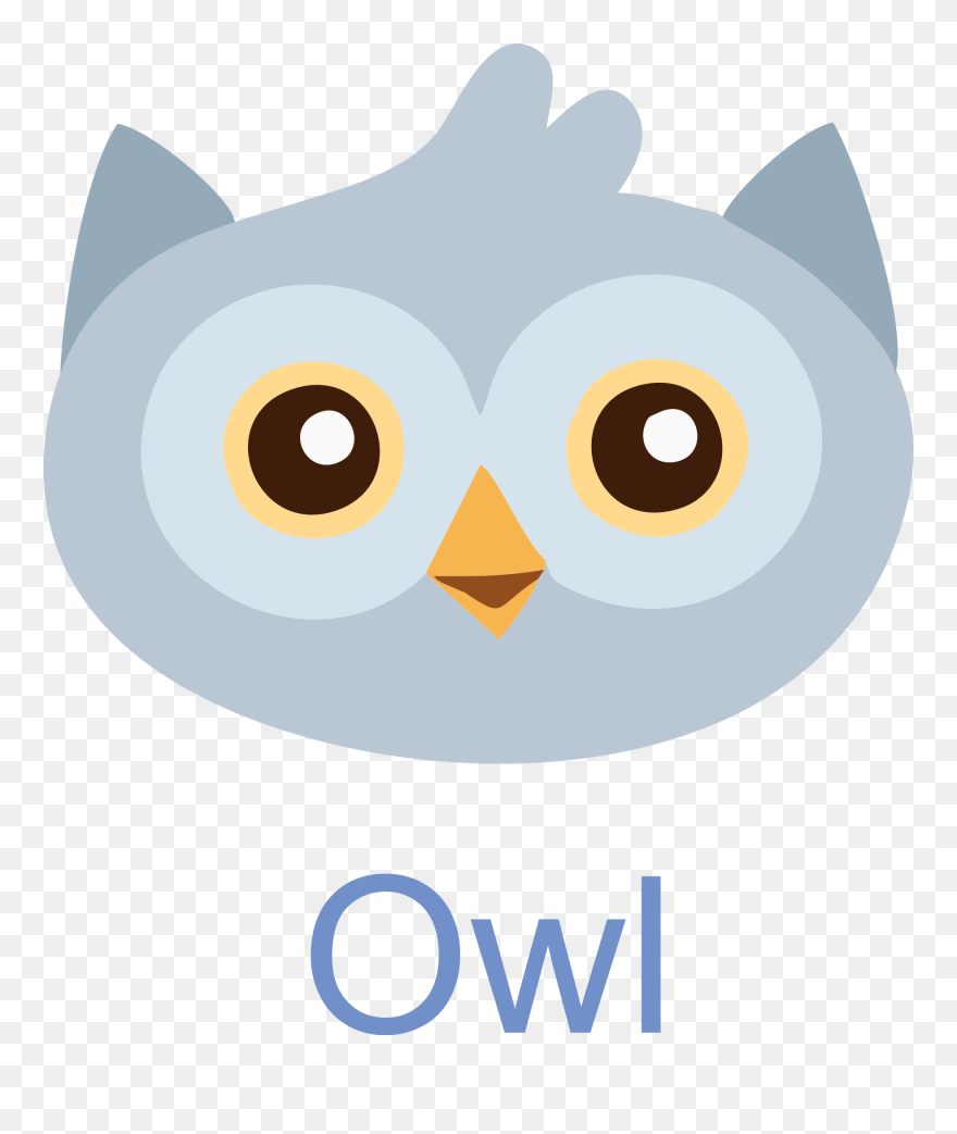 Owl Face Clipart - Png Download