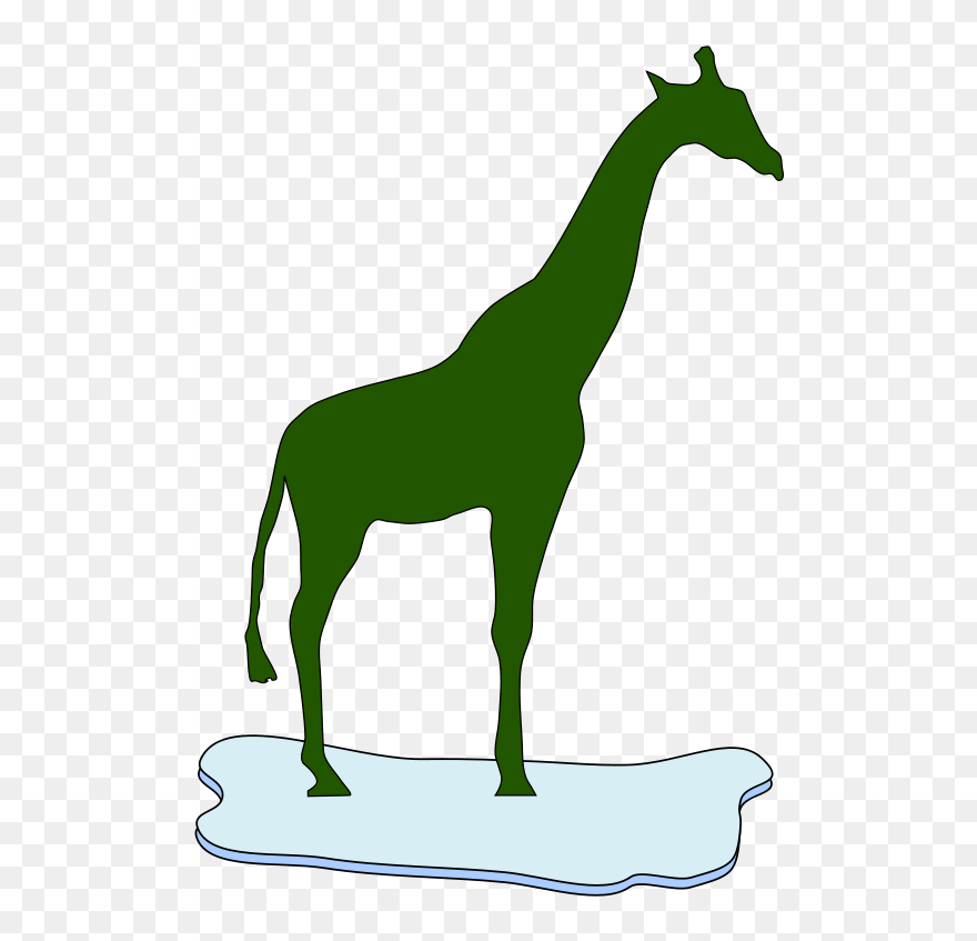 Giraffe Silhouette Png Clipart