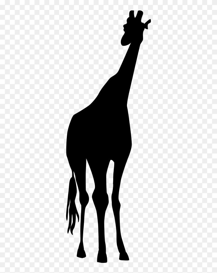 Girafe Png Black Clipart