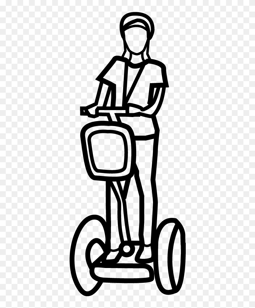 Segway Drawing Clipart