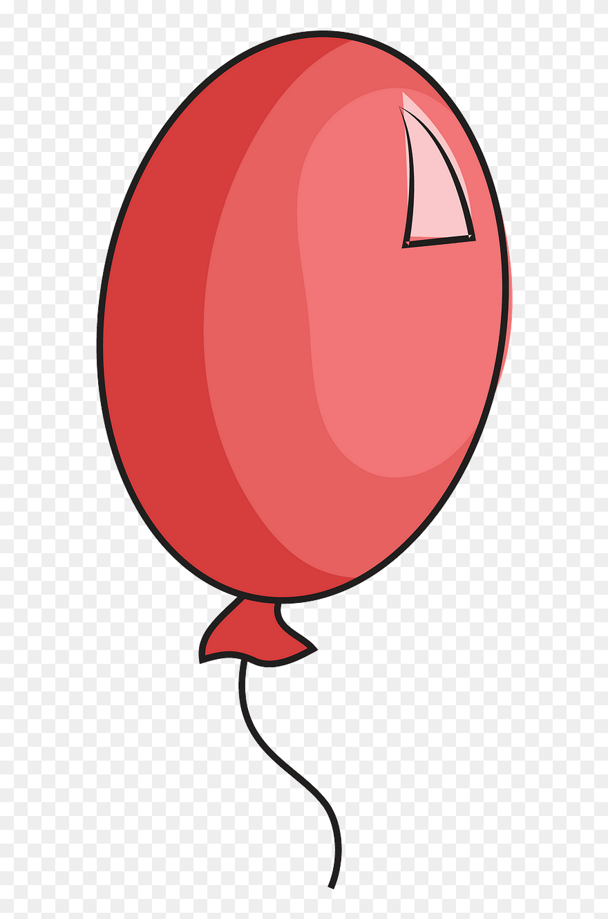 Red Balloon Clipart - Png Download