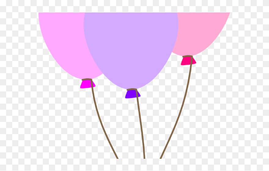 Purple Balloons Cliparts - Pastel Balloon Png Clipart Transparent Png