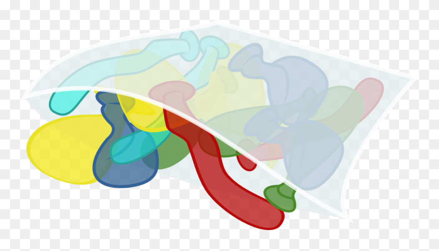 Packet Of Balloons Clipart - Png Download