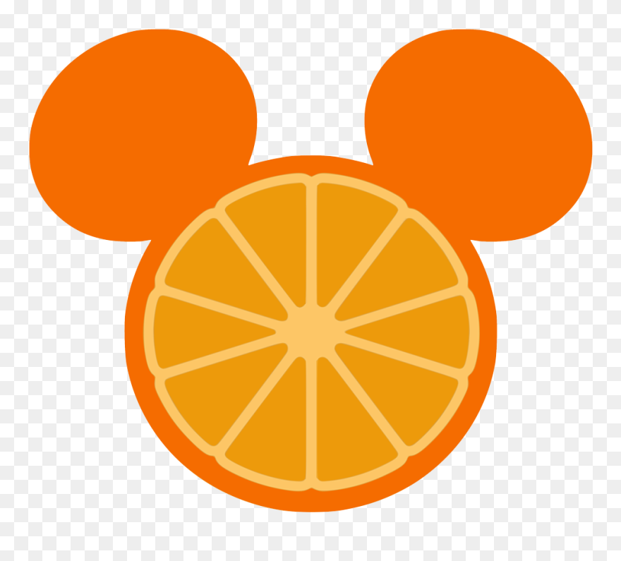 Orange Mickey Mouse Clipart