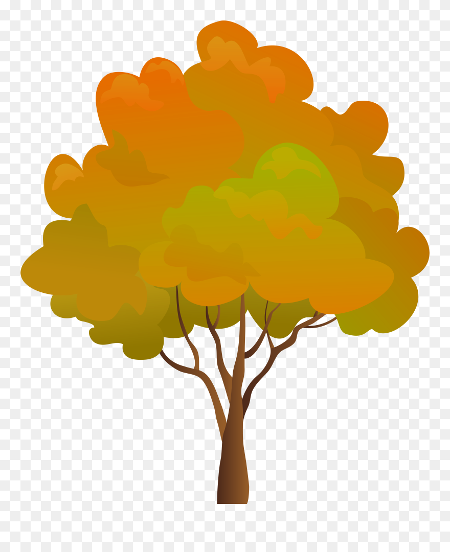 Clipart Fall Tree Picture Freeuse Stock Fall Tree Png - Clipart Trees Yellow Png Transparent Png