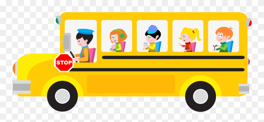School Bus Png Cartoon Clipart
