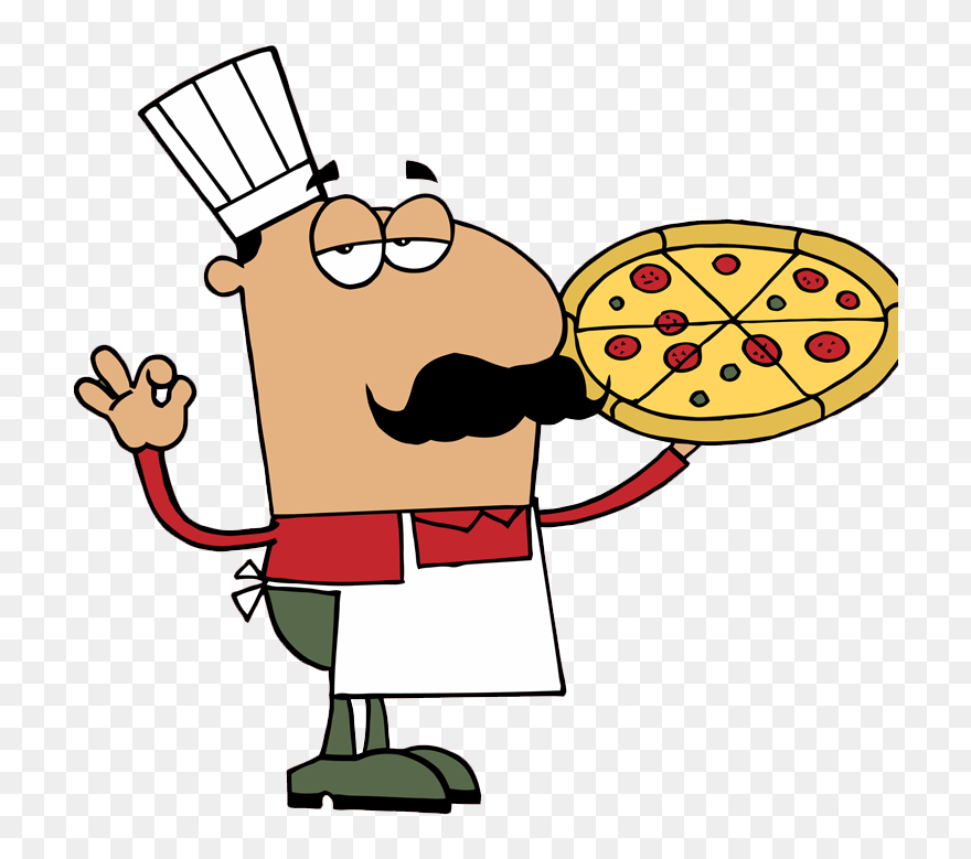 Pizza Man Clip Art - Png Download