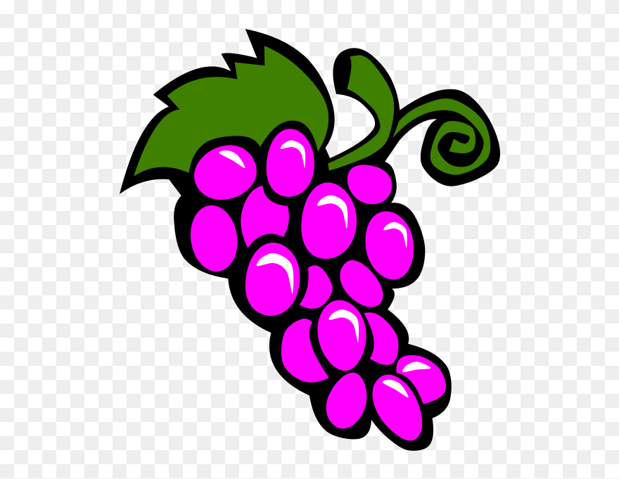 Vector Image Of Grapes - Grapes Clip Art - Png Download