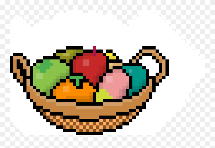 Kawaii Pixel Art Waffle Clipart