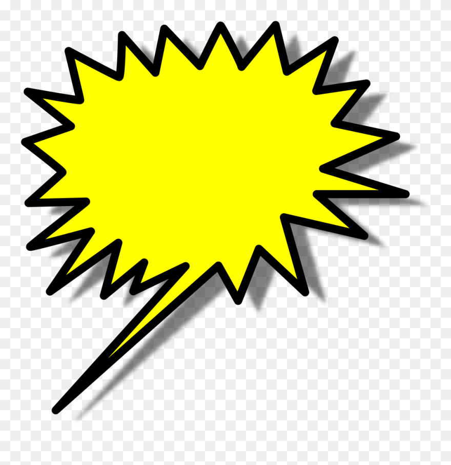 Balao Amerelo Svg Clip Arts - Starburst Clip Art - Png Download