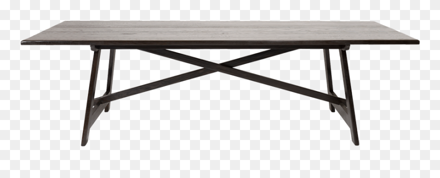 Empty Dinner Table Png - Black Dining Table Png Clipart