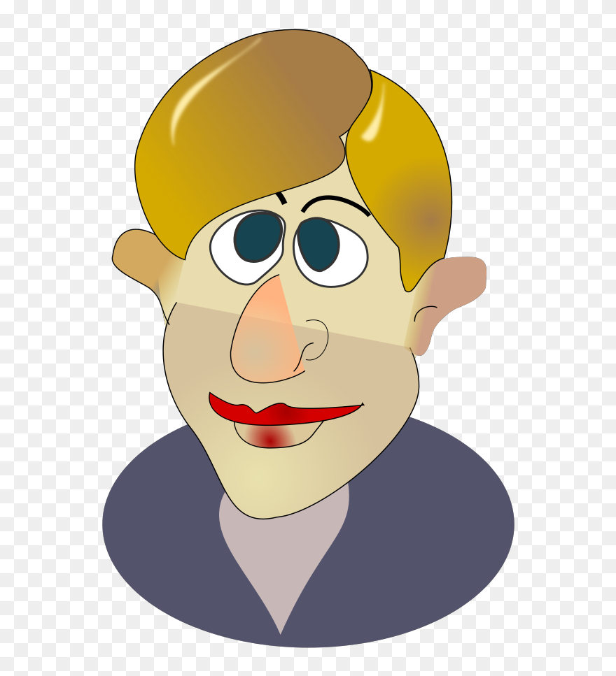 Cartoon Man Face Svg Clip Arts - Whatsapp Message Funny Jokes - Png Download