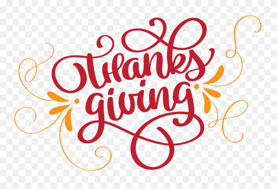 Thanksgiving Day Png Free Download - Calligraphy Clipart