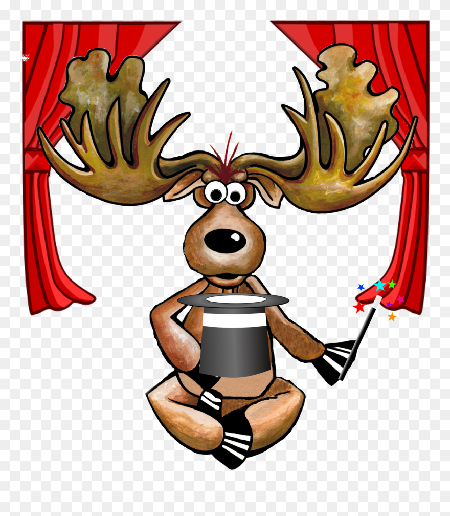 Transparent Talent Show Clip Art - Moose Valentine - Png Download