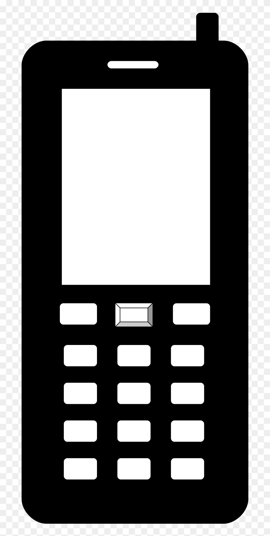 Telephone Portable Logo Png - Symbol Of Mobile Phone Clipart