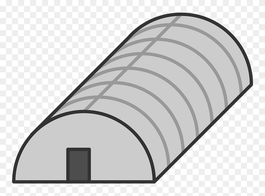 Greenhouse Clipart - フリー 素材 ビニール ハウス - Png Download